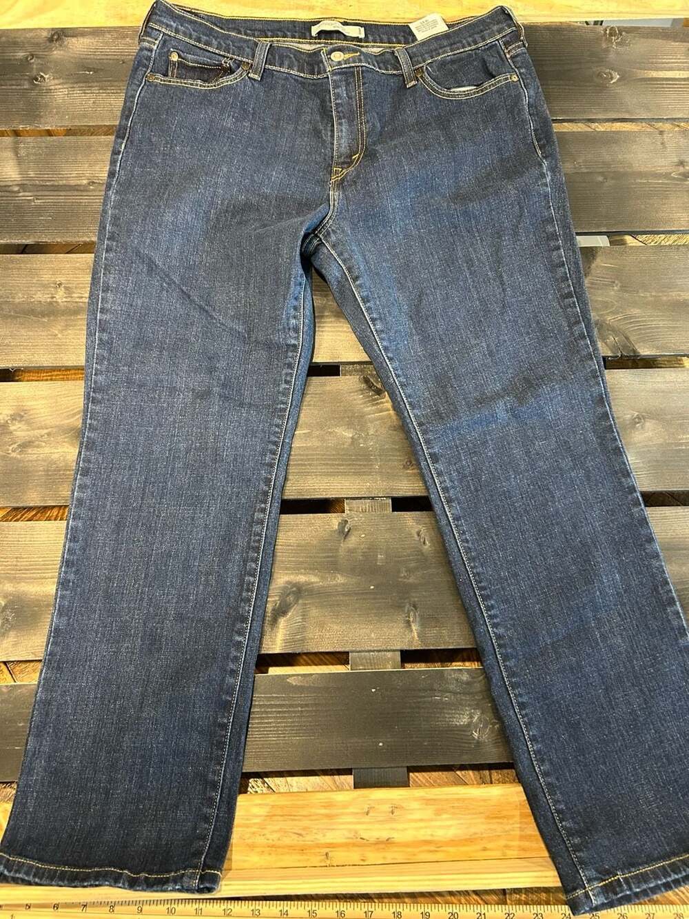 Levi's 505 Straight Leg Jeans Women's Size 16 S/C